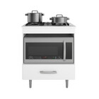 Balcão Para Forno E Cooktop 4 Bocas Alecrim 1 Gv Branco