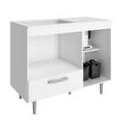 Balcão Para Forno E Cooktop 4 Bocas Alecrim 1 Pt 1 Gv Branco