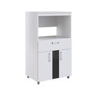 Balcão Para Forno E Microondas 2 Portas 1 Gaveta Ultra Branco