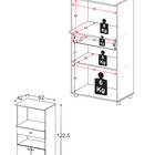 Balcão Para Forno E Microondas Multimóveis 2 Portas 1 Gaveta