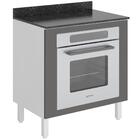 Balcao Para Forno Embutido 80cm Mdf Kali Premium 12226x21 Nic