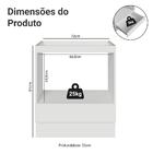 Balcão Para Forno/micro-ondas 70 Cm 1 Gaveta (sem Tampo) Bran