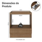 Balcão Para Forno/micro-ondas 70 Cm 1 Gaveta (sem Tampo) Rust