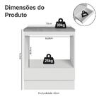 Balcão Para Forno/micro-ondas 70 X 60 Cm 1 Gaveta (com Tampo)