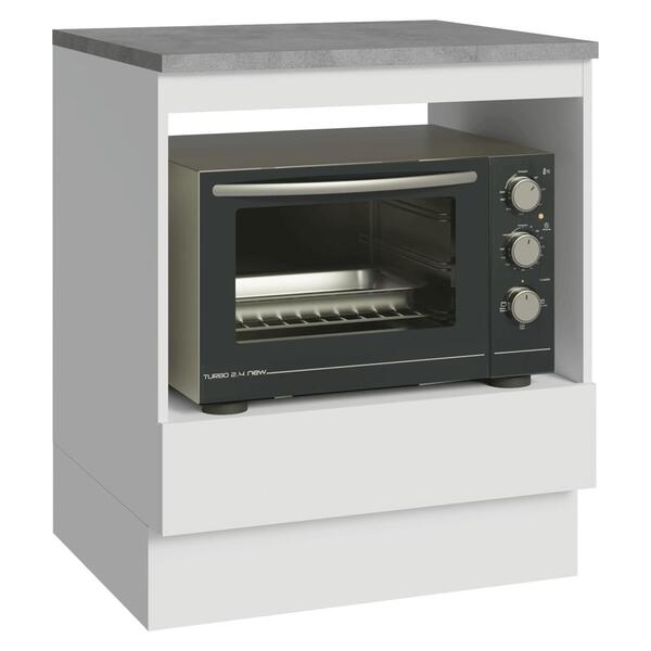 Balcão Para Forno/micro-ondas 70 X 60 Cm 1 Gaveta (com Tampo)