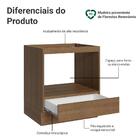 Balcão Para Forno/micro-ondas 70 X 60 Cm 1 Gaveta (sem Tampo)