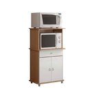 Balcão Para Forno Multiuso 2 Portas 1 Gaveta Ba-30  Carvalho/