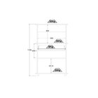 Balcão Para Forno Multiuso 2 Portas 1 Gaveta Ba-30  Carvalho/