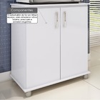 Balcão Para Forno Ou Micro-ondas Com 2 Portas - Pintura Uv Al