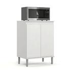 Balcão Para Micro Ondas Alice Branco