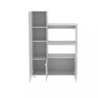 Balcão Para Micro-ondas E Forno Com Cristaleira 3 Portas Bl33