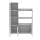 Balcão Para Micro-ondas E Forno Com Cristaleira 3 Portas Bl33