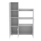 Balcão Para Micro-ondas E Forno Com Cristaleira 3 Portas Bl33