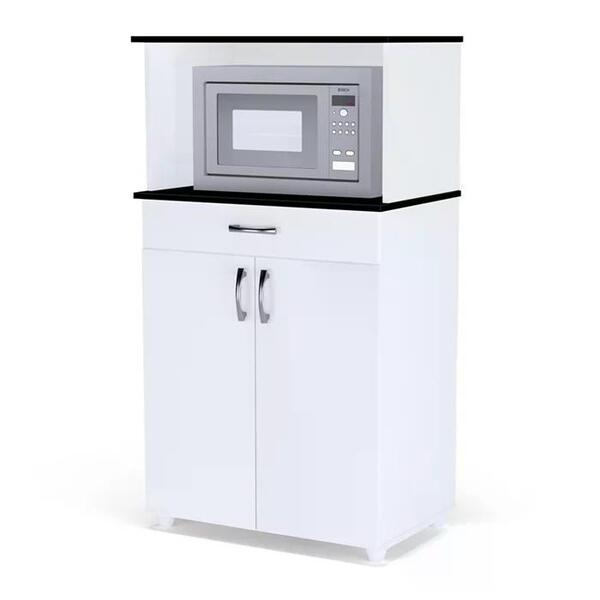 Balcao Para Microondas 1 Gaveta Carina Flex Reajl Moveis