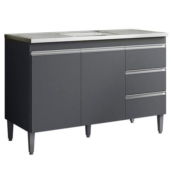 Balcao Para Pia 116 Cm 2 Portas Andreia Reajl