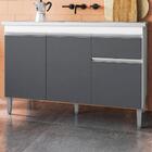 Balcao Para Pia 118 Cm 3 Portas Tatiane Reajl