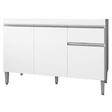 Balcao Para Pia 118 Cm 3 Portas Tatiane Reajl