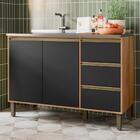 Balcao Para Pia 119cm 2 Portas 6900 Plla