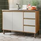 Balcao Para Pia 119cm 2 Portas 6900 Plla