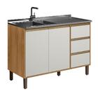 Balcao Para Pia 119cm 2 Portas 6900 Plla
