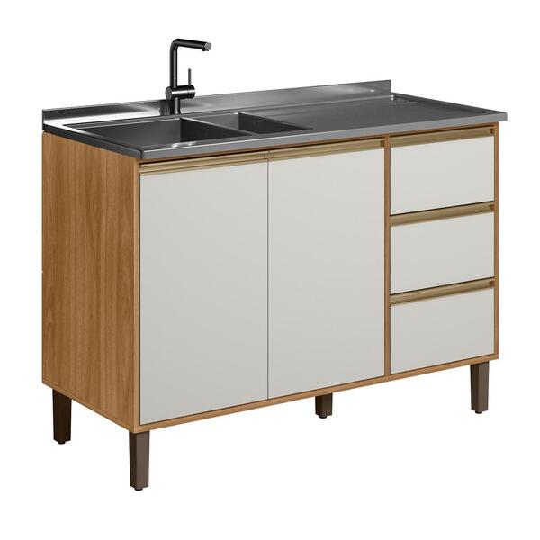 Balcao Para Pia 119cm 2 Portas 6900 Plla