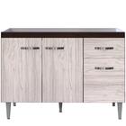 Balcao Para Pia 120 Cm 3 Portas Gabriela Reajl Moveis