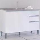 Balcao Para Pia 120 Com Corrediças Telescopicas Aline 702 Poq