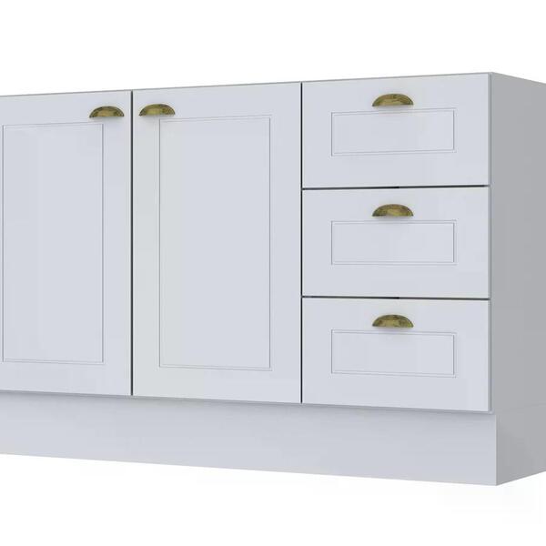 Balcão Para Pia 120cm 100% Mdf Americana C353 Henn