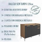 Balcao Para Pia 120cm 2000313 Armoveis