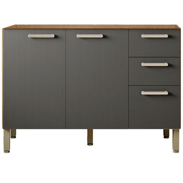 Balcao Para Pia 120cm 3 Portas 2971 Ktp