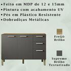 Balcao Para Pia 120cm 3 Portas 2971 Ktp