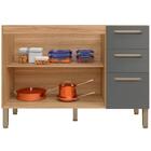 Balcao Para Pia 120cm 3 Portas 2974 Ktp