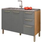 Balcao Para Pia 120cm 3 Portas 2974 Ktp