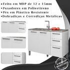 Balcao Para Pia 120cm 3 Portas 2974 Ktp