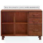 Balcao Para Pia 120cm Madeira Maciça 1179t Bronze Fnt