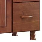 Balcao Para Pia 120cm Madeira Maciça 1179t Bronze Fnt