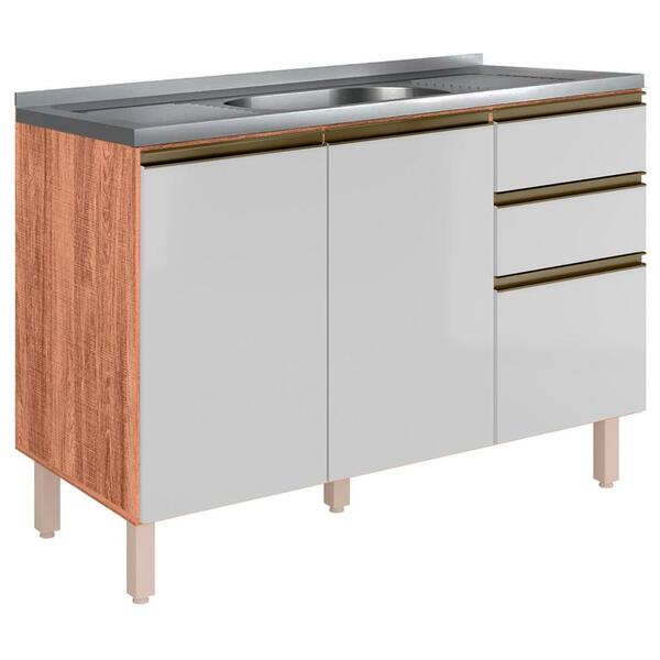 Balcao Para Pia 120cm Mdf Kali Premium 12214x16 Nicioli