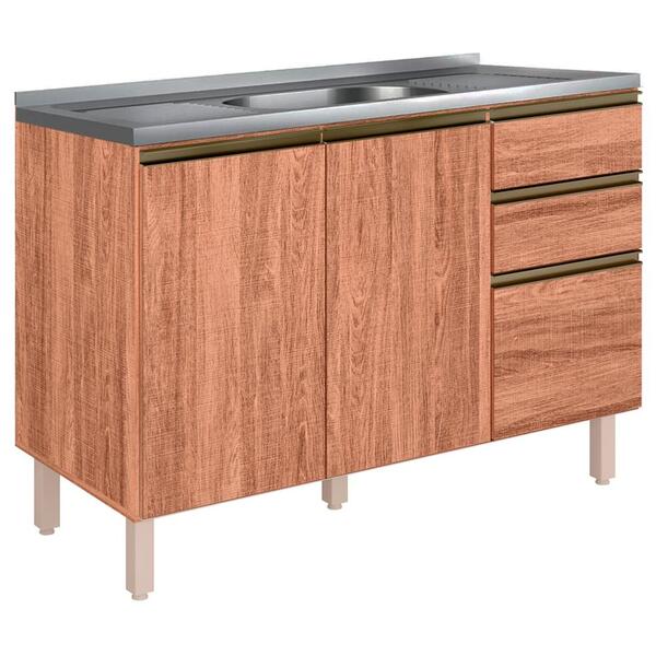 Balcao Para Pia 120cm Mdf Kali Premium 12214x16 Nicioli