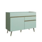 Balcão Para Pia 120cm Sem Tampo 2 Portas 1 Gaveta One Gralar