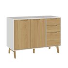 Balcão Para Pia 120cm Sem Tampo 2 Portas 3 Gavetas Com Pés Wo