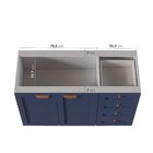 Balcão Para Pia 120cm Sem Tampo Arizona Cabecasa Madeiraorigi