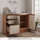 Balcão Para Pia 120cm Sem Tampo Aroeira Cabecasa Madeiraorigi