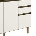 Balcão Para Pia 120cm Sem Tampo Maly N03 Carvalho/off White -