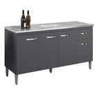 Balcao Para Pia 145 Cm 4 Portas Gabriela Reajl