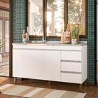 Balcao Para Pia 147cm 3 Portas 3 Gavetas 6300 Plla