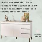 Balcao Para Pia 147cm 3 Portas 3 Gavetas 6300 Plla