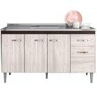 Balcao Para Pia 150 Cm 4 Portas Gabriela Reajl Moveis