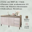 Balcao Para Pia 159cm 3 Portas 3 Gavetas 6200 Plla