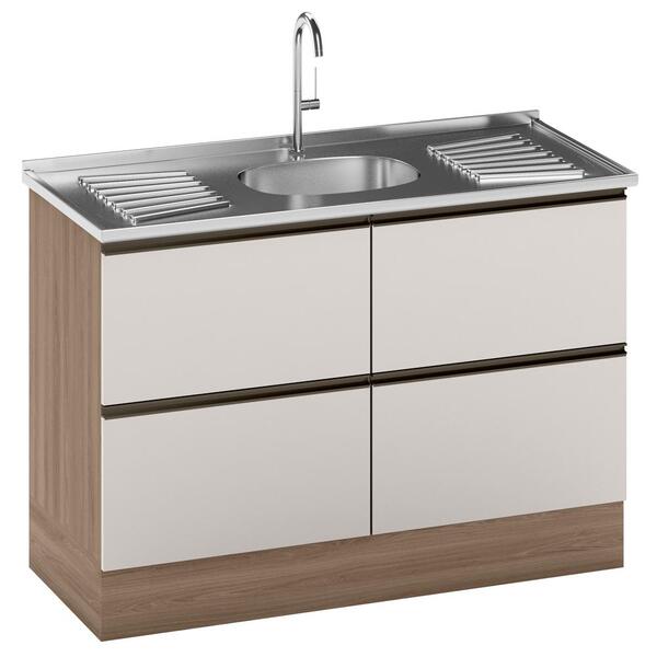 Balcao Para Pia 2 Pt 2 Gv 120cm 12536 Pln