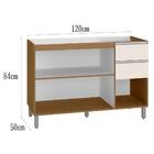 Balcao Para Pia 3 Portas 120cm 17019 Pln